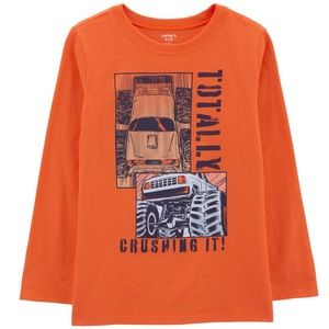 Carter’s Boys Monster Truck Crushing It Graphic Tee Shirt